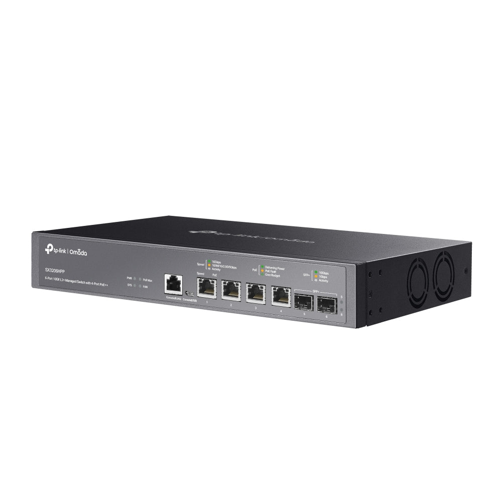 TP-LINK Omada 6-Port 10GE L2+ Switch PoE