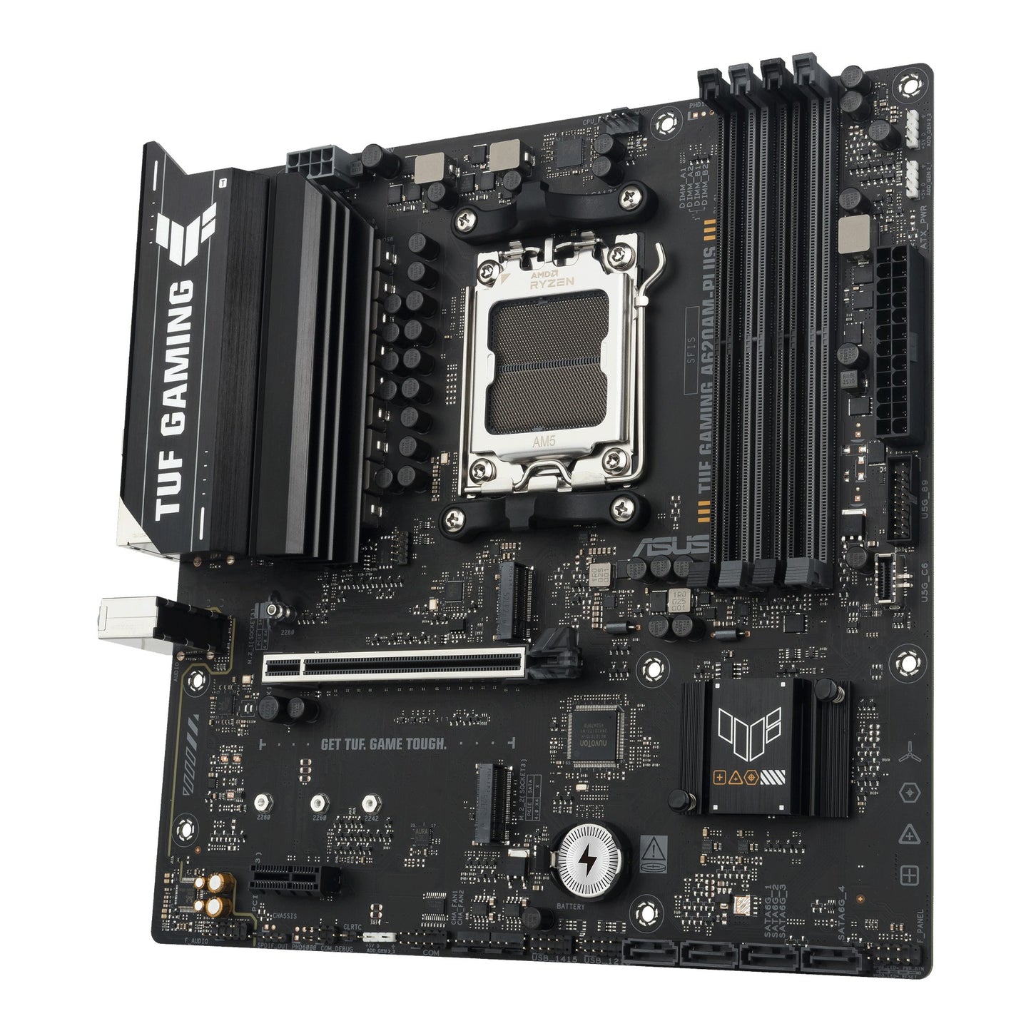 ASUS TUF GAMING A620AM-PLUS AMD A620A Socket AM5 micro ATX Motherboard