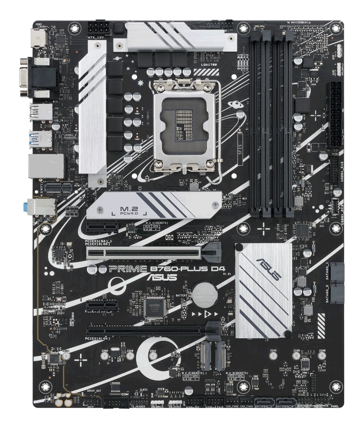 ASUS PRIME B760-PLUS D4 Intel B760 LGA 1700 ATX Motherboard