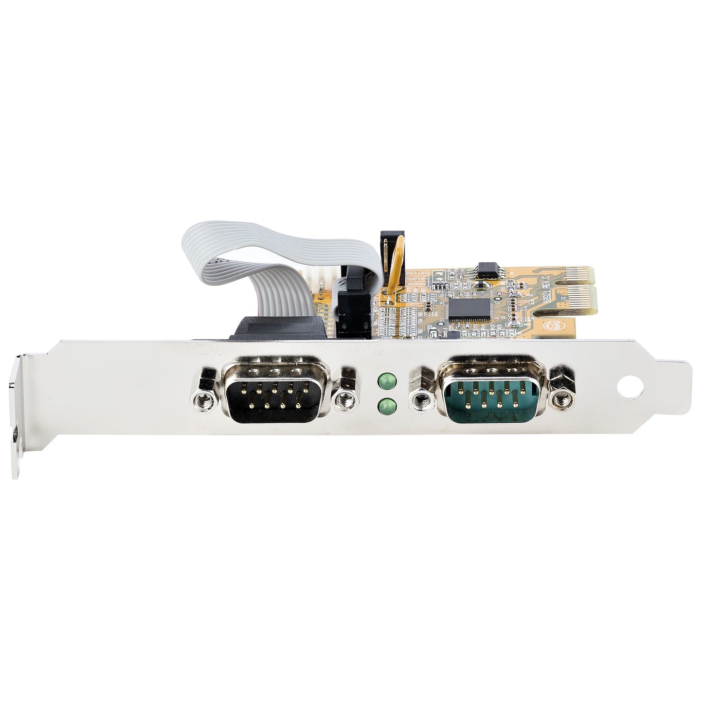 StarTech.com 2-Port PCI Express Serial Card, Dual Port PCIe to RS232 (DB9) Serial Hub