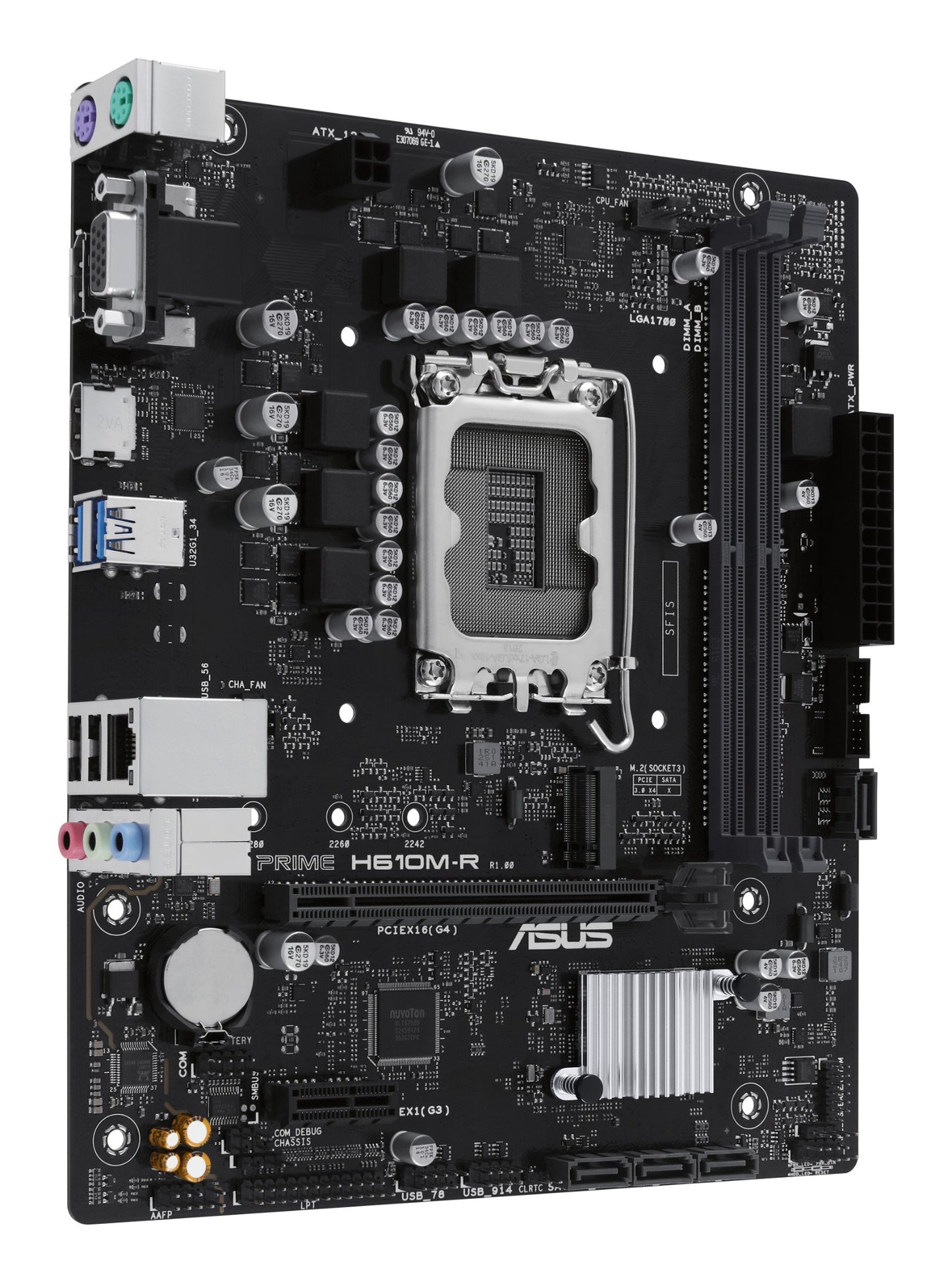 ASUS PRIME H610M-R-SI Intel H610 LGA 1700 micro ATX Motherboard