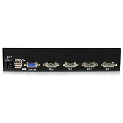 StarTech.com 4 Port 1U Rackmount USB KVM Switch with OSD - TAA