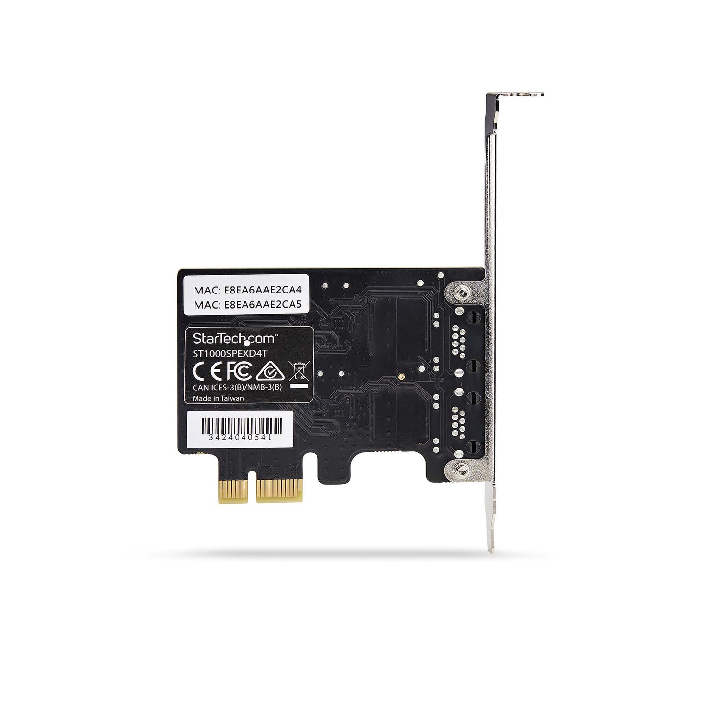 StarTech.com 2-Port Gigabit PCIe Network Adapter Card, 10/100/1000Mbps PCI Express