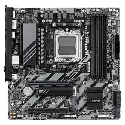 Gigabyte B840M DS3H WIFI6 Motherboard - AMD Ryzen 9000 CPUs, 8+2+2 Phases VRM, up to