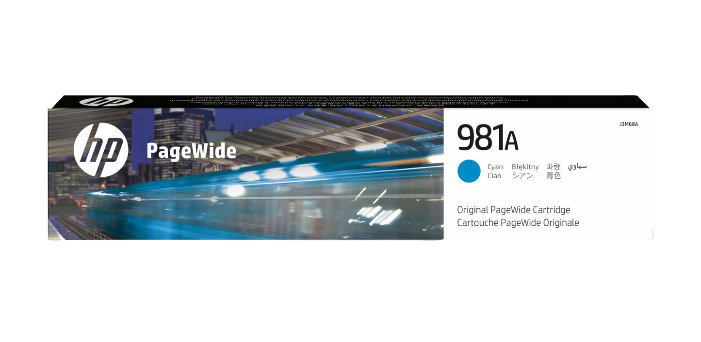 HP J3M68A/981A Cyan Ink Cartridge (6K pages)