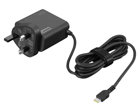 Lenovo 65W USB-C Wall Adapter UK power adapter/inverter Indoor Black Charger