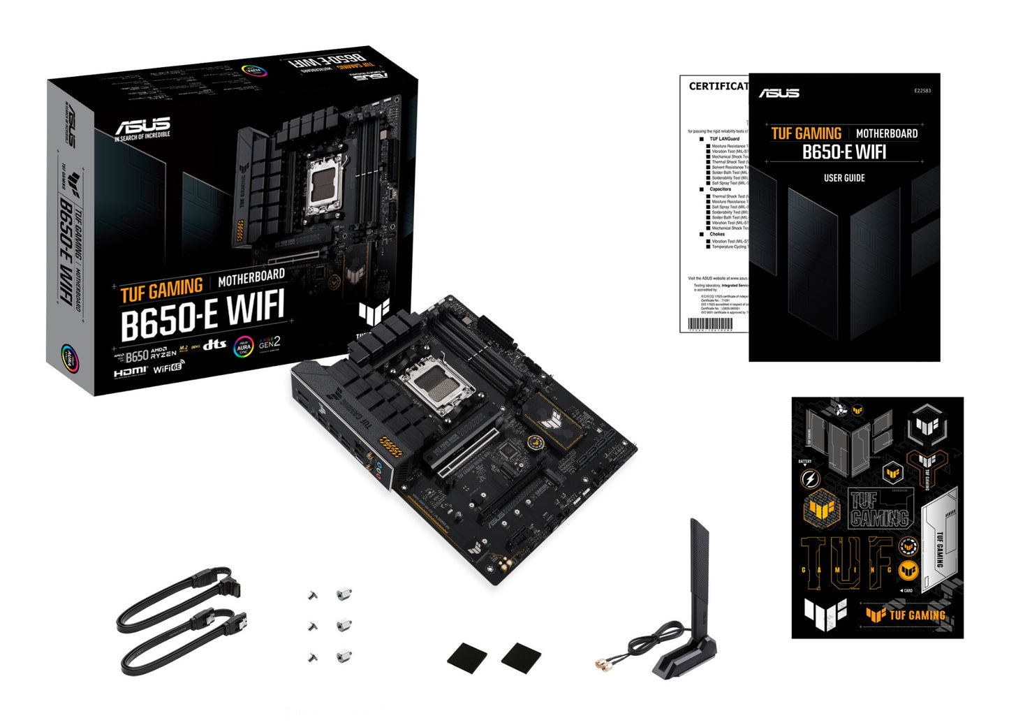 ASUS TUF GAMING B650-E WIFI AMD B650 Socket AM5 ATX Motherboard