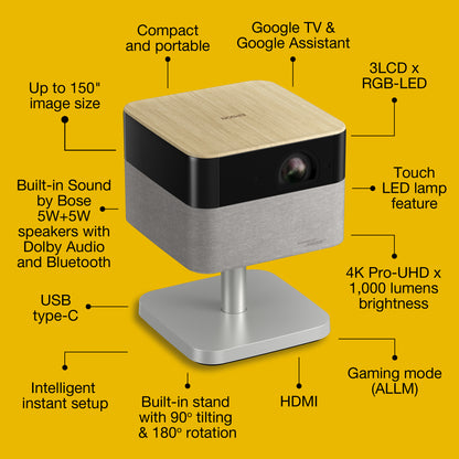 Epson Lifestudio Flex Plus — EF-72 Oak Projector