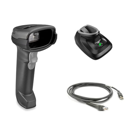 Zebra 640 x 480, 1D, 2D, PDF, IP42, Wired & Wireless, USB/Bluetooth Barcode Scanner
