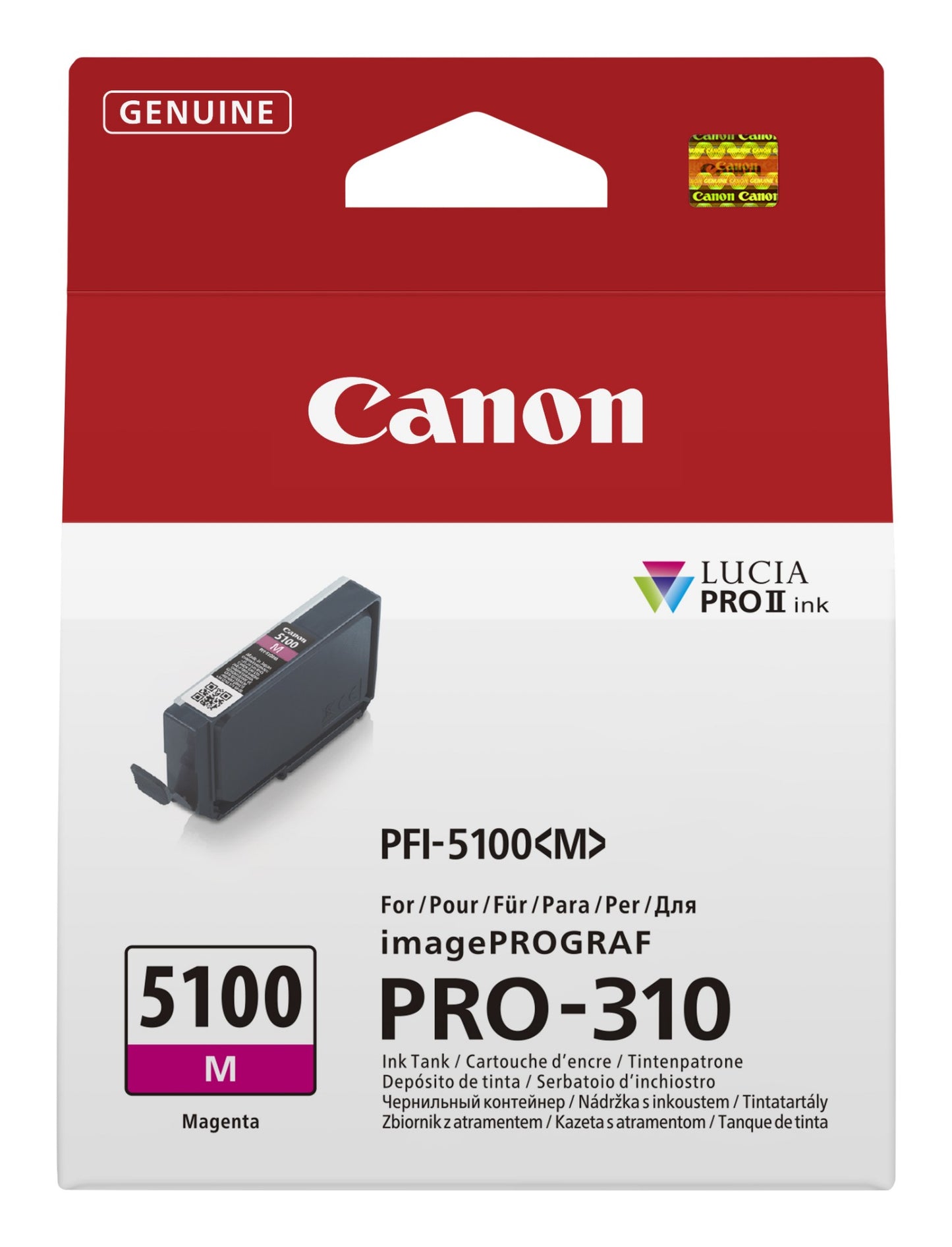 Canon 6954C001/PFI-5100M Magenta Ink Cartridge (Canon IPF PRO-310)