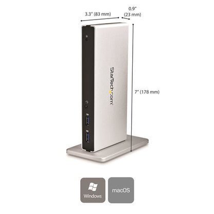StarTech.com Dual-Monitor DVI and USB Docking Station