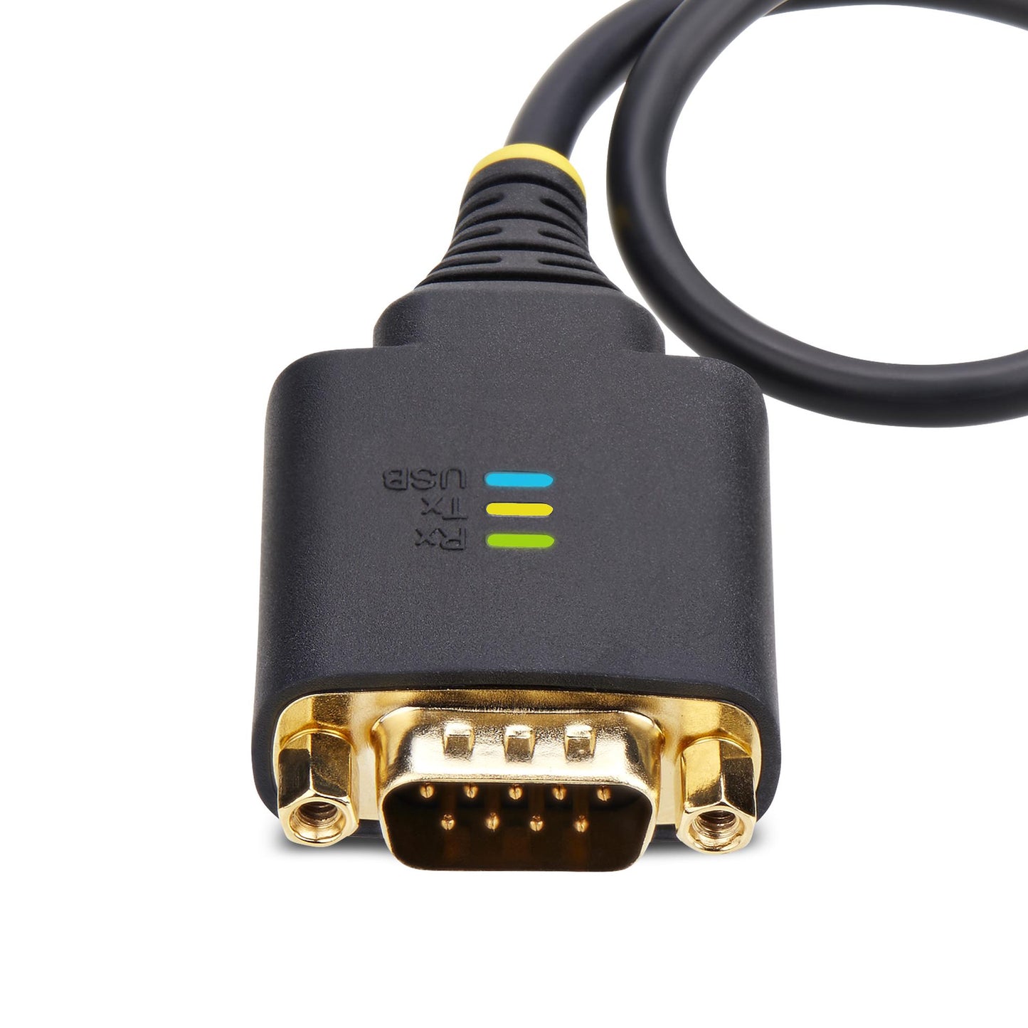 StarTech.com 1ft (30cm) USB to Serial Adapter Cable, COM Retention, Interchangeable