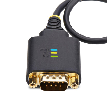 StarTech.com 1ft (30cm) USB to Serial Adapter Cable, COM Retention, Interchangeable