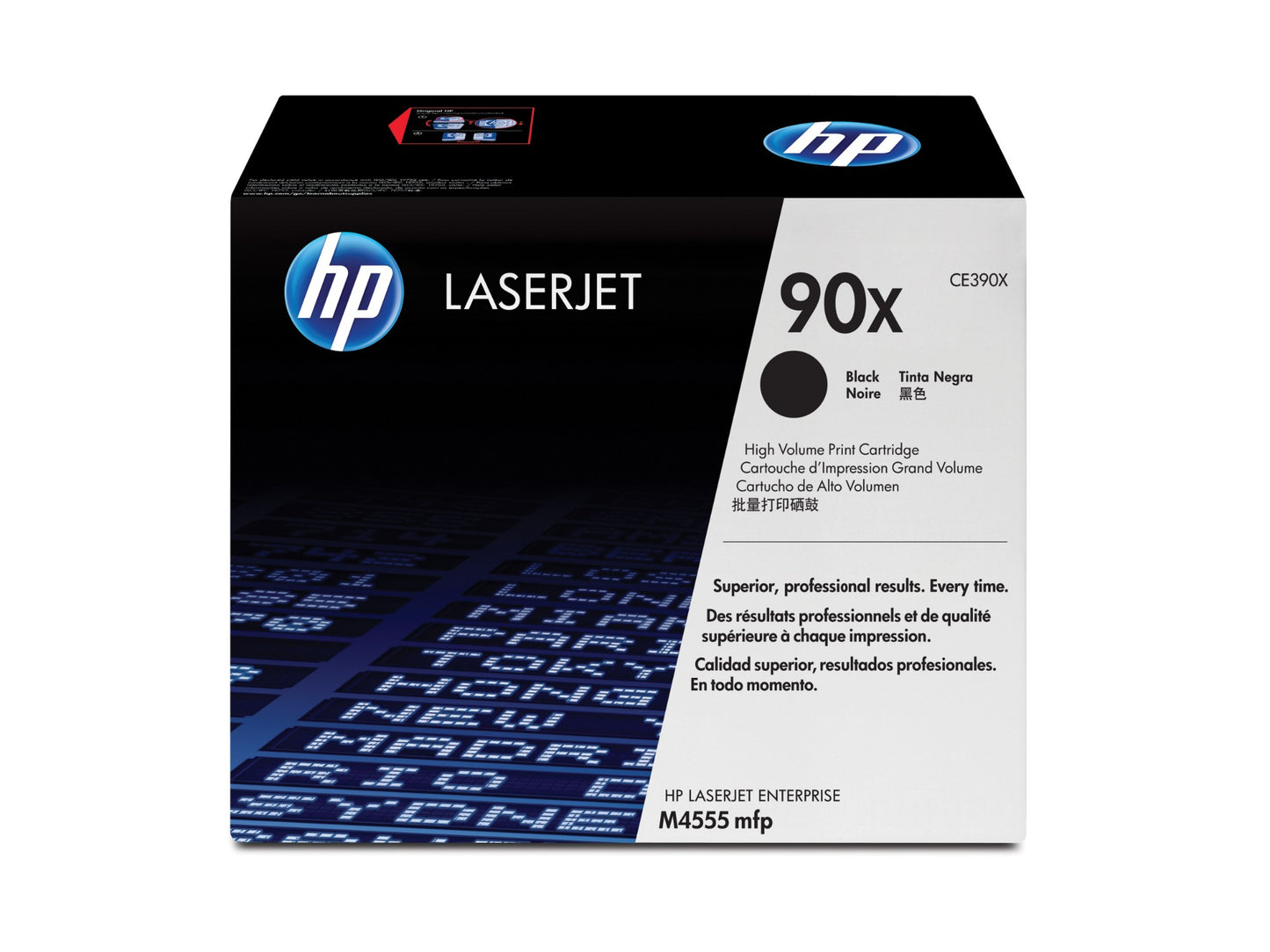 HP CE390X/90X Black Toner Cartridge (24K pages)