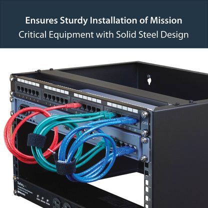StarTech.com 6U Wall Mount Network Rack - 14 Inch Deep (Low Profile) - 19" Patch