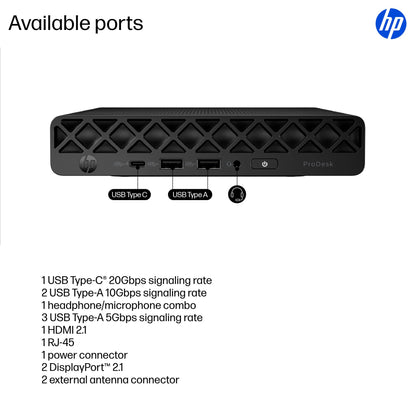 HP ProDesk 4 Core Ultra 7 265T 16GB 512GB SSD Mini PC