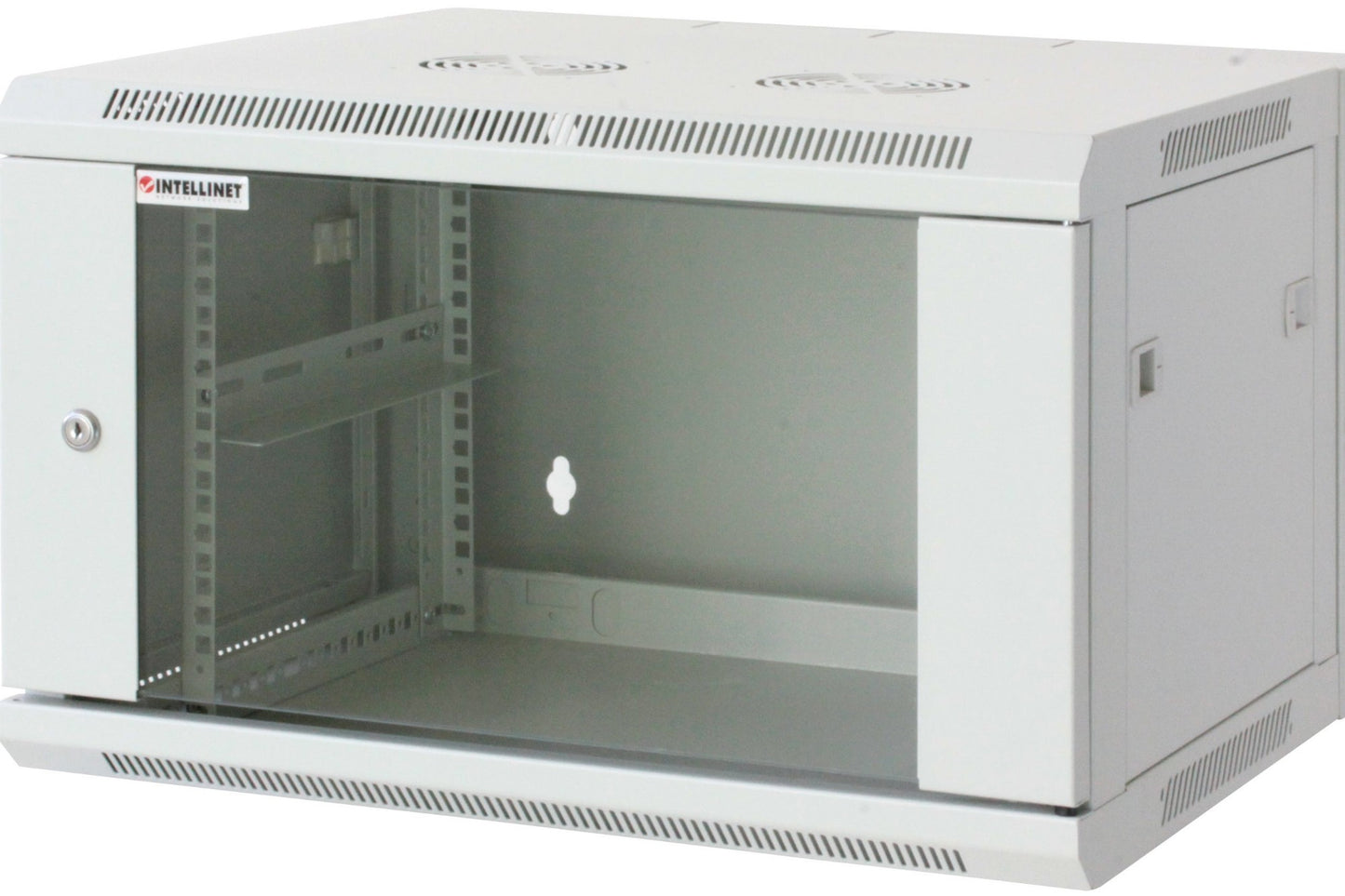 Intellinet 19" Network Cabinet - Wall Mount (Standard), 6U, 450mm Deep, Grey Rack