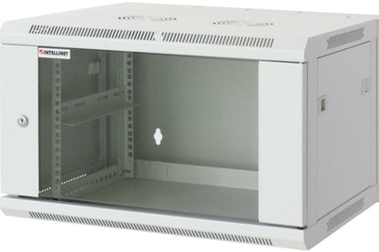 Intellinet 19" Network Cabinet - Wall Mount (Standard), 6U, 450mm Deep, Grey Rack