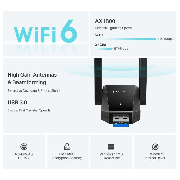 TP-LINK TX30U Plus WLAN Network Adapter