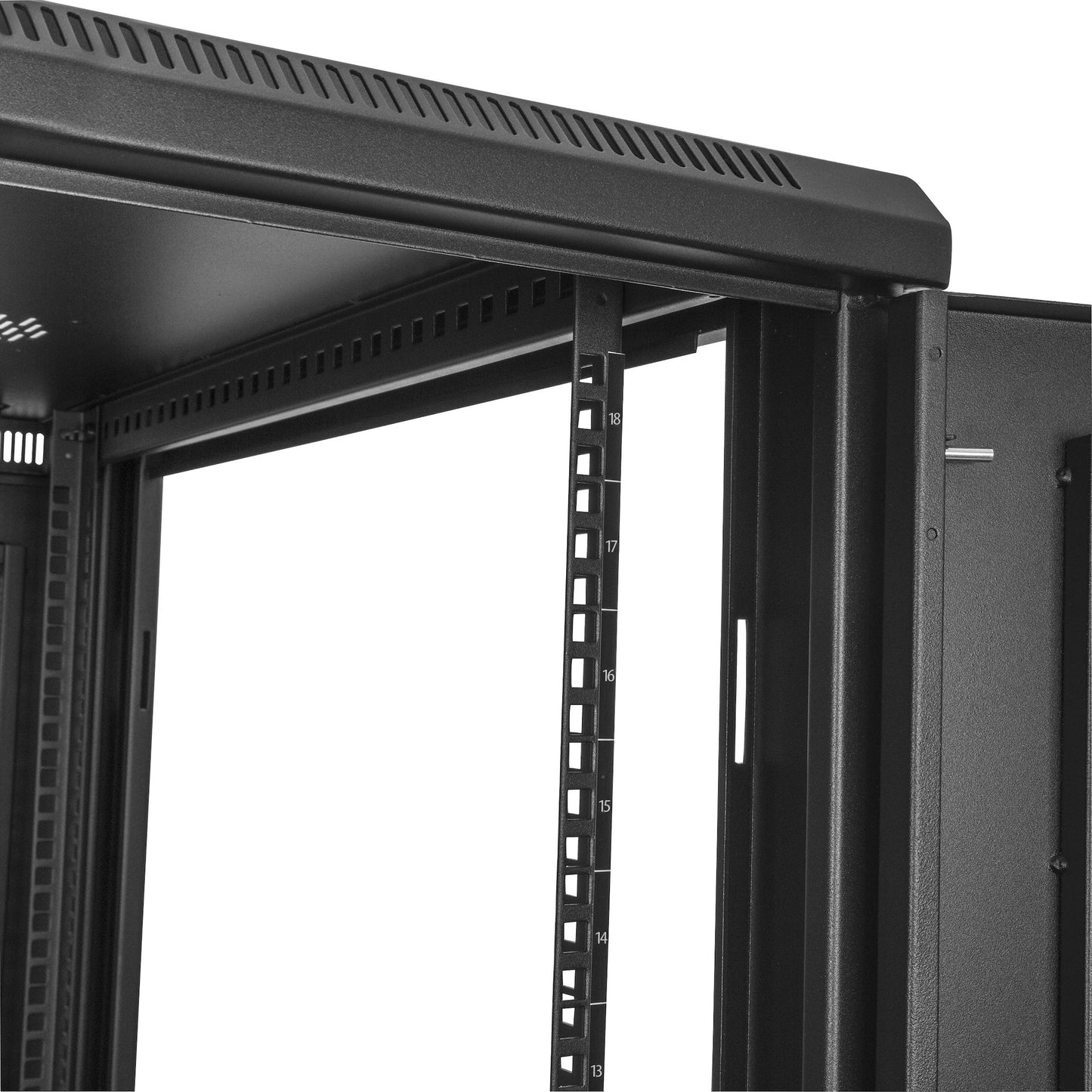 StarTech.com 18U Enterprise-Grade Server Rack Cabinet Kit, 19in Enclosed 4-Post Rack