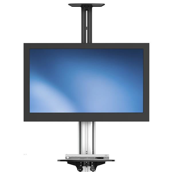 StarTech.com TV Cart - Height Adjustable - Lockable Wheels Mount