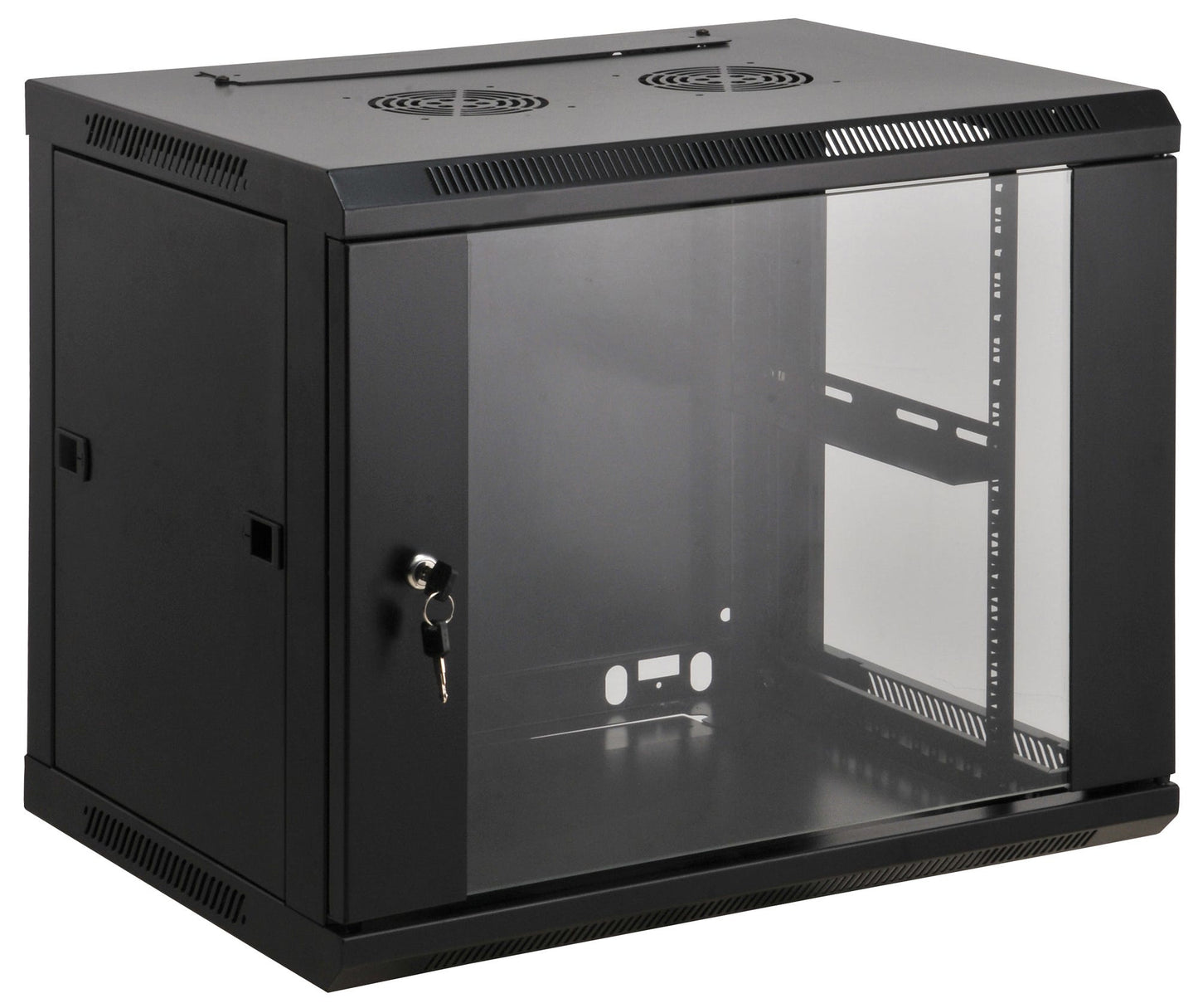 Intellinet 19" Network Cabinet - Wall Mount (Standard), 15U, 600mm Deep, Black Rack (711975)