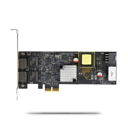 StarTech.com 2-Port 2.5Gbps NBASE-T PoE Network Card, Dual Intel I225-V, 802.3af/at Network Adapter