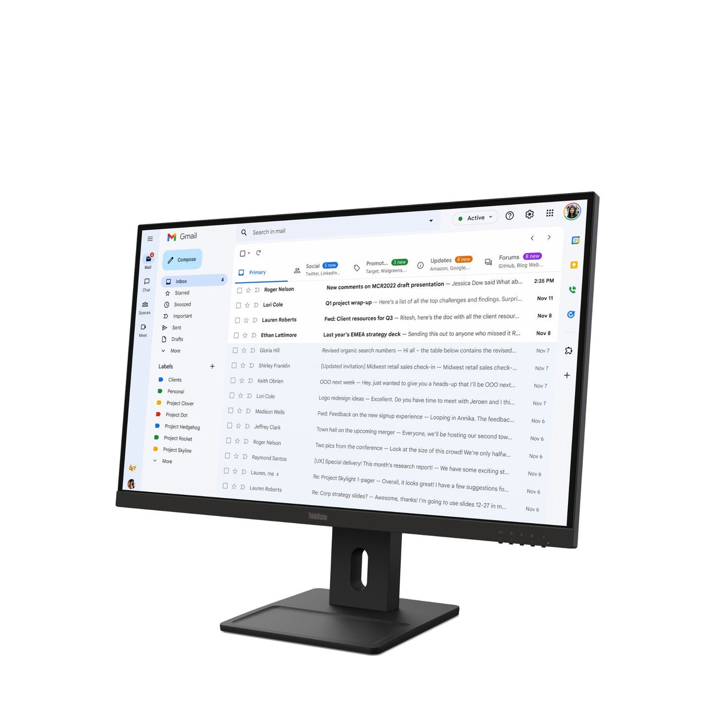 Lenovo ThinkVision E27-40 27" Full HD IPS 100Hz Monitor