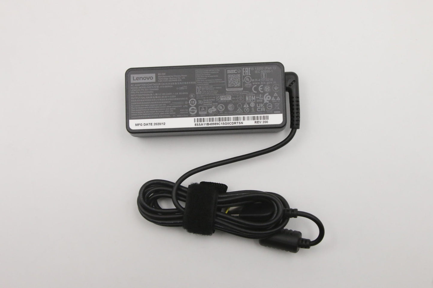 Lenovo 5A10V03250 power adapter/inverter Indoor 65 W Black Charger