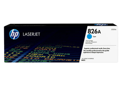 HP CF311A/826A Cyan Toner Cartridge (31.5K pages, HP Color LaserJet M 855)