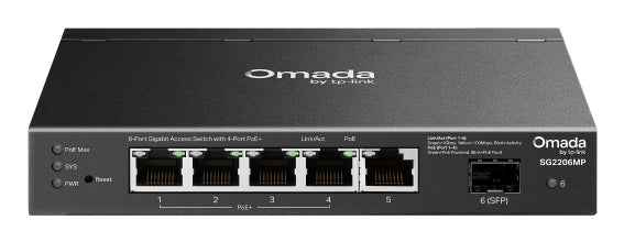 TP-LINK Omada SG2206MP network switch L2 Gigabit Ethernet (10/100/1000) Power over Ethernet (PoE)