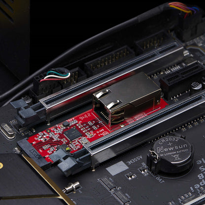 StarTech.com 1-Port 2.5GbE M.2 2280 Network Card, Multi-Gigabit Speeds Network Adapter