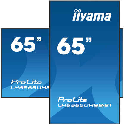 iiyama LH6565UHSB-B1 Signage Display Kiosk design 4K UHD IPS Monitor