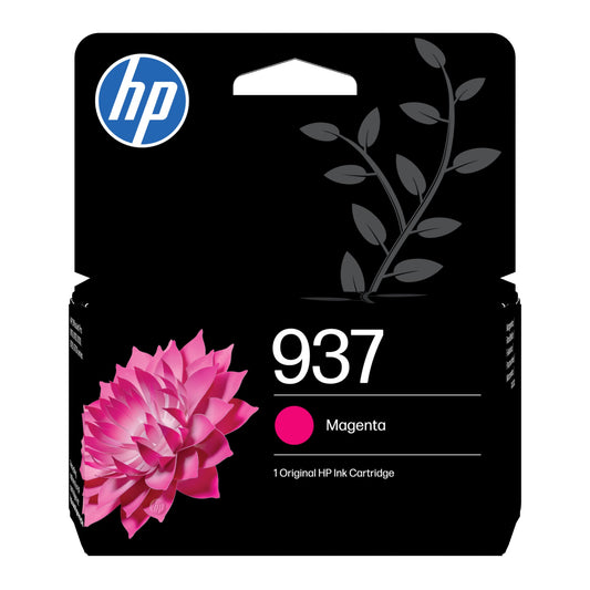 HP 4S6W3NE/937 Magenta Ink Cartridge (800 pages, HP OfficeJet Pro 9100)