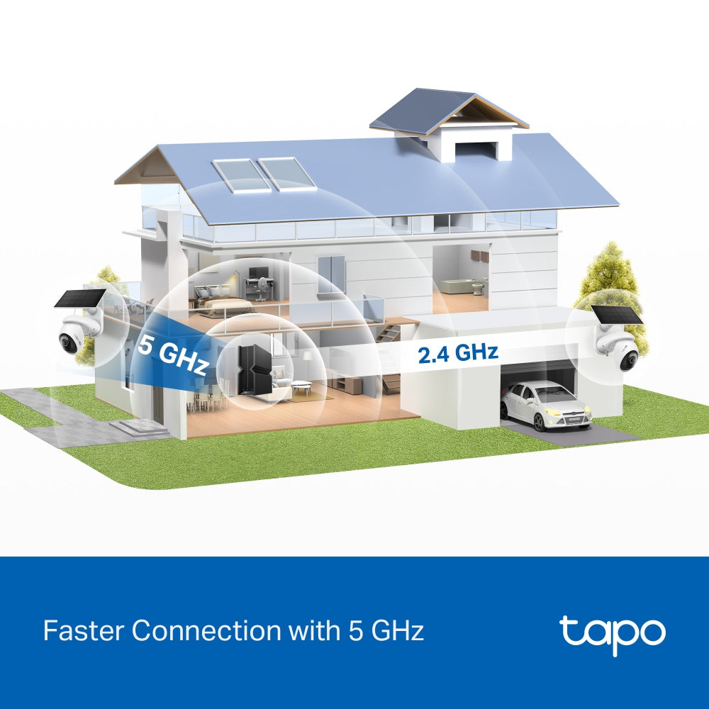 TP-LINK Tapo Solar-Powered Pan/Tilt Security Camera Kit