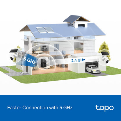 TP-LINK Tapo Solar-Powered Pan/Tilt Security Camera Kit