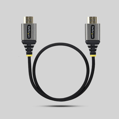 StarTech.com 50cm (1.6ft) Premium Certified High Speed HDMI Cable, Ultra Flexible