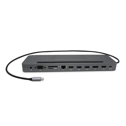 i-tec Metal Ergonomic 3x USB-C Docking Station 85W