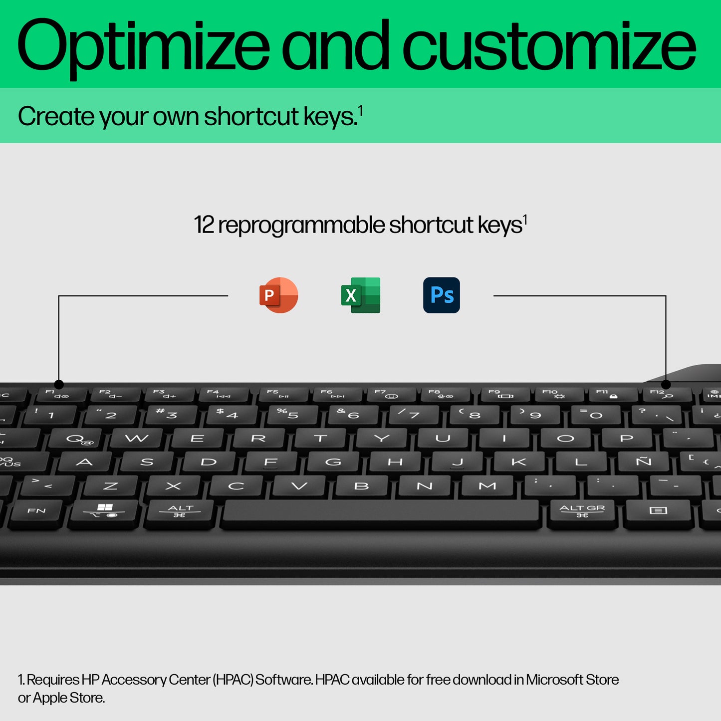 HP 460 Multi-Device Wireless Keyboard