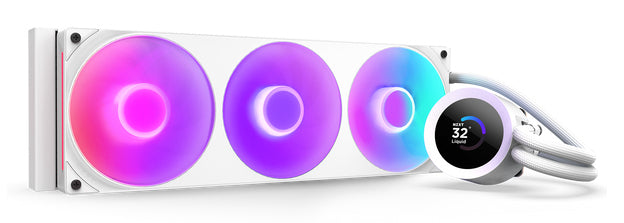 NZXT Kraken Plus 360 RGB Processor All-in-one liquid cooler White 1 pc(s) Cooling