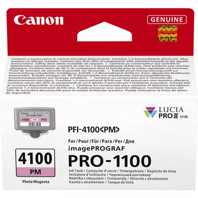 Canon 6782C001/PFI-4100PM Magenta Ink Cartridge (Canon IPF PRO-1100)
