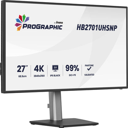 iiyama PROGRAPHIC HB2701UHSNP-B1 27" 4K UHD IPS Monitor