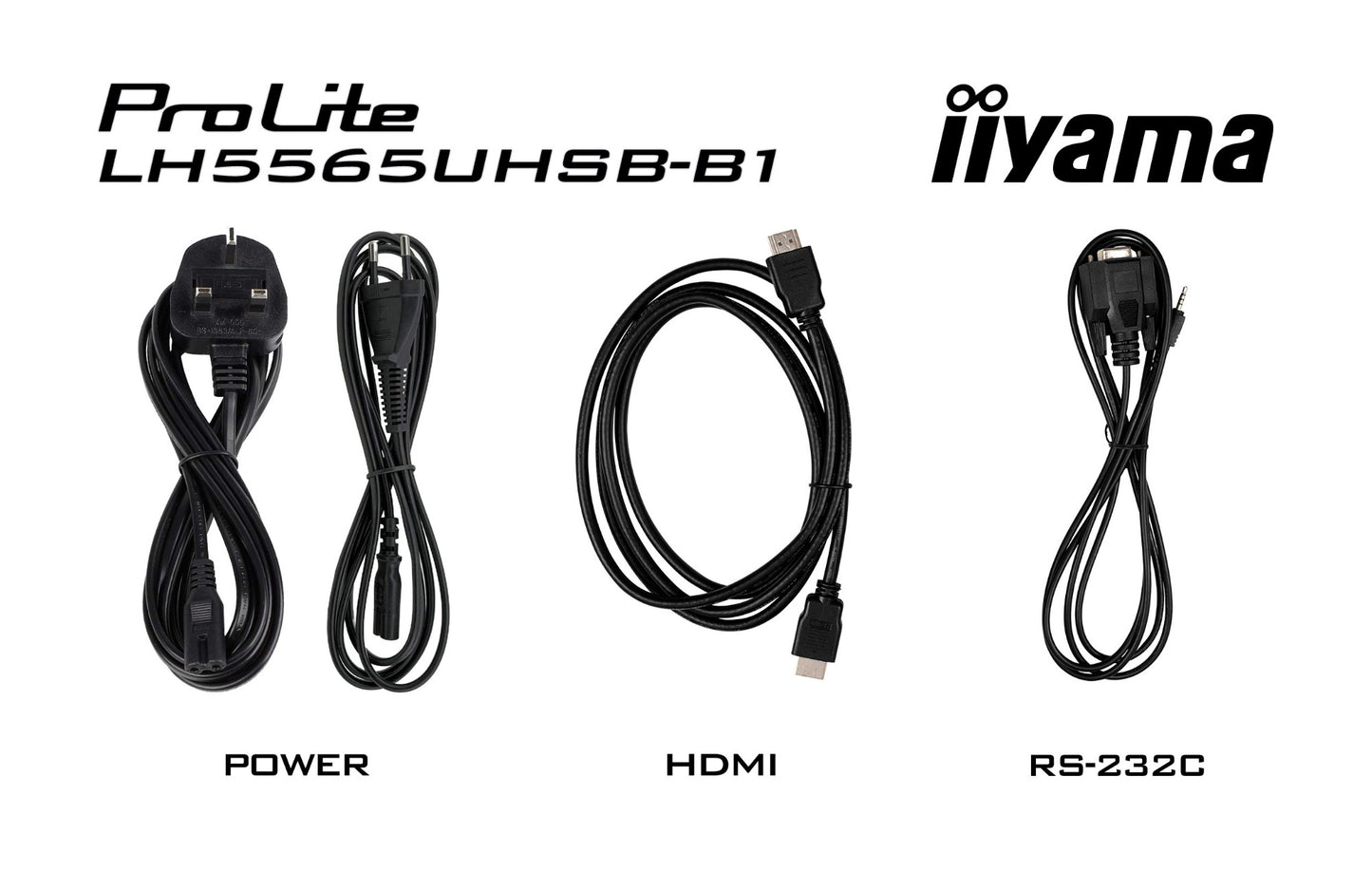 iiyama LH5565UHSB-B1 Signage Display Kiosk design 54.6" 4K UHD IPS Monitor