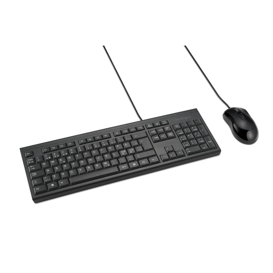 Kensington KM100 EQ Deskop Wired Keyboard & Mouse Combo