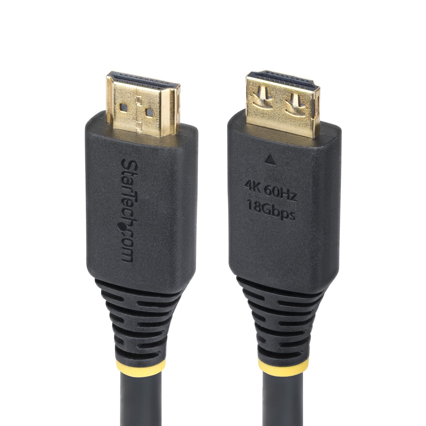 StarTech.com 5m (16ft) High Speed HDMI Cable with Gripping Connectors, 4K 60Hz/1440p