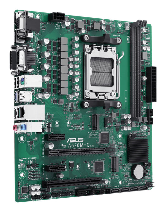 ASUS PRO A620M-C-CSM AMD A620 Socket AM5 micro ATX Motherboard