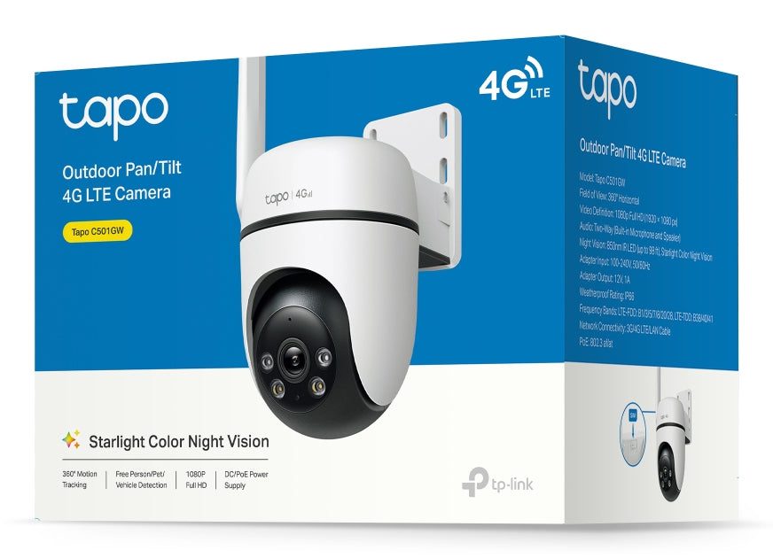 TP-LINK Outdoor Pan/Tilt 4G LTE Camera