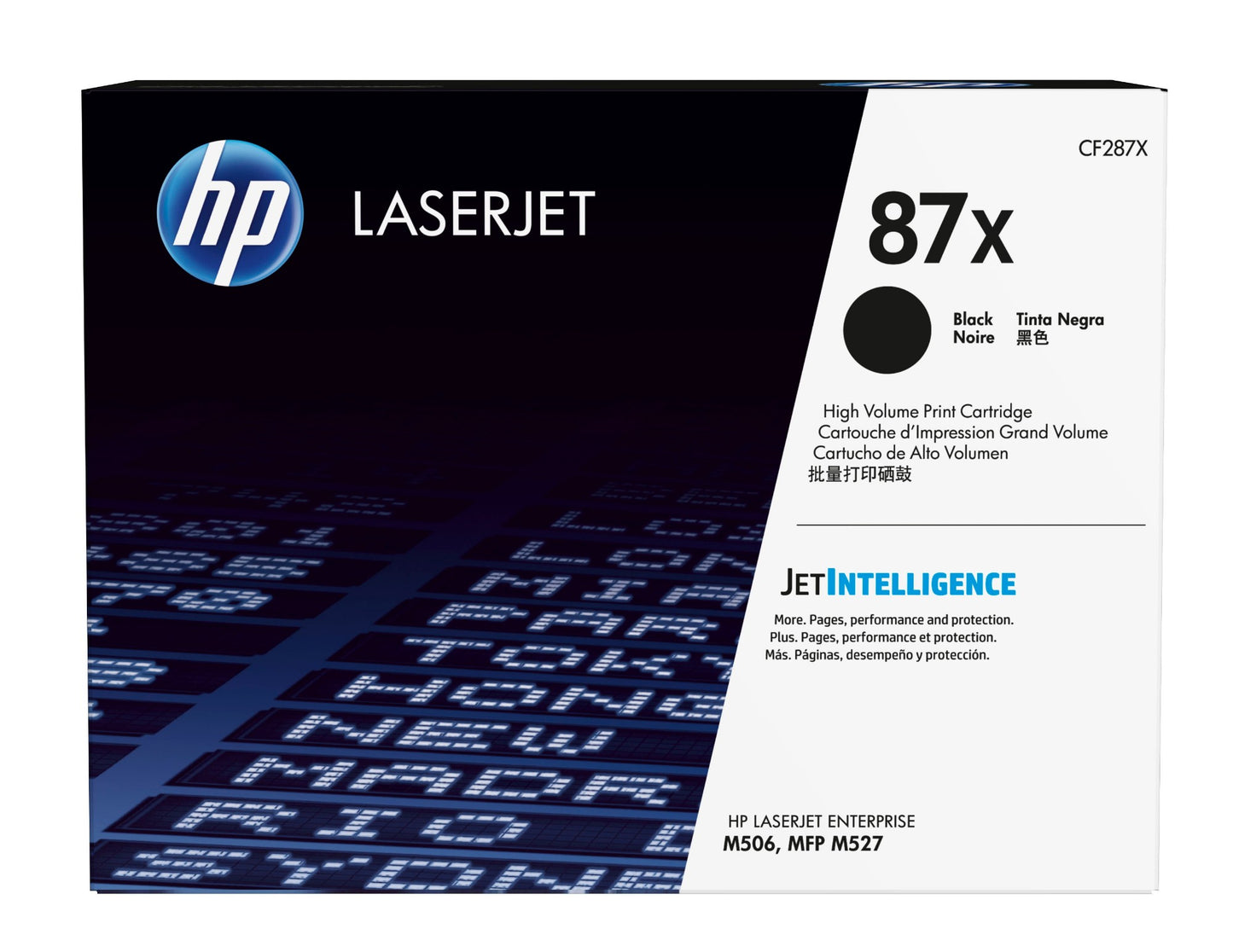 HP CF287X/87X Toner Cartridge (18K pages, HP LaserJet M 506)