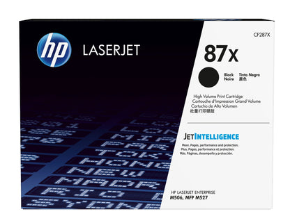 HP CF287X/87X Toner Cartridge (18K pages, HP LaserJet M 506)