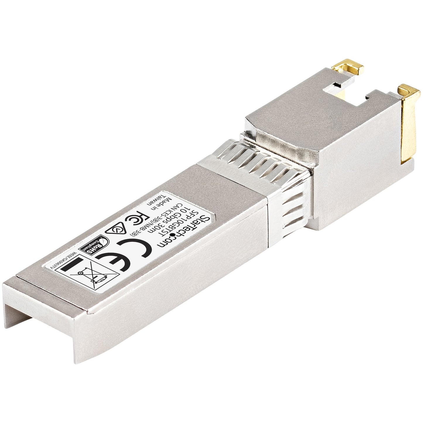 StarTech.com Cisco SFP-10GB-TC Compatible SFP+ Module - 10GBASE-T - SFP to RJ45 Cat6/Cat5e - 10GE Gigabit Ethernet SFP+ - RJ-45 30m - Cisco Firepower, ASR1000, ASR9000 Networking